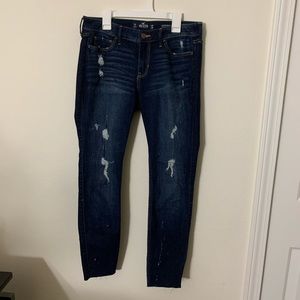 Women’s Hollister Dark wash Ripped Jeans